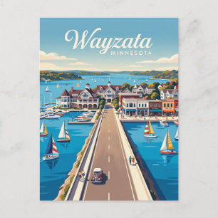 Wayzata USA Postkarte