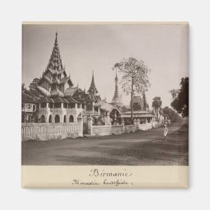 Wayzayanda Kloster und Pagoden bei Moulmein Magnet