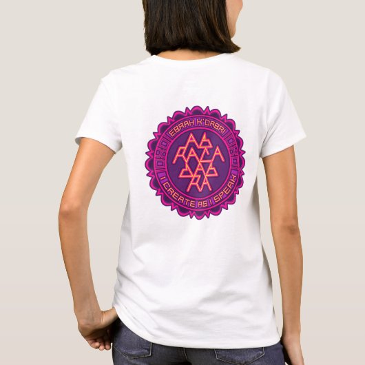 Wazamma Women's T - Shirt "Abracadabra" (Rückseite)