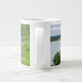 Wazee Landschaftlicher Blick Jumbo-Tasse (Rückseite)