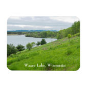 Wazee Landschaftlicher Blick Magnet (Horizontal)
