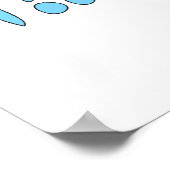 Wazo L'oiseau Poster (Ecke)