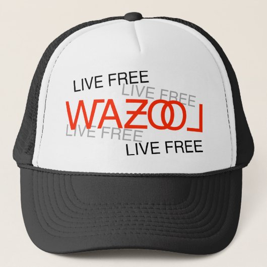 Wazool Hut Truckerkappe (Vorderseite)