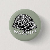 Wazzup - Kleiner, 1¼-Zoll-Round-Button Button (Vorderseite)