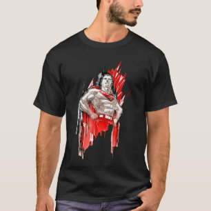 WB100 DC Comics Superman Red Skyline Super Hero Sk T-Shirt