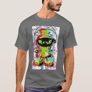 WB100 Looneyunes Marvin der Martianer Paint Sketch T-Shirt