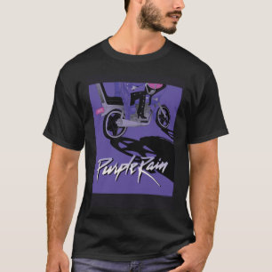 WB100 Purple Rain Prince Motorrad-Albumcover Skizz T-Shirt