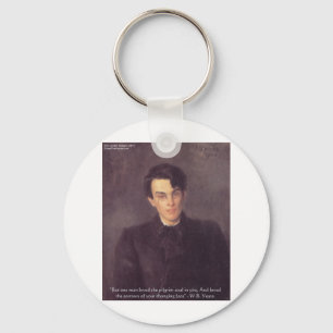 WB Yeats "Pilger-Seele" Liebeszitate Geschenke & K Schlüsselanhänger