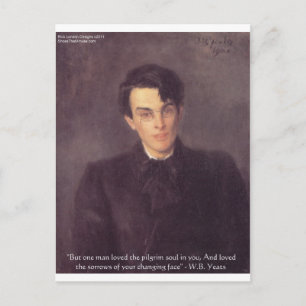 WB Yeats "Pilgrim Soul" Liebe Kostenvoranschlag Ge Postkarte