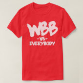 WBB Vs Everybody T-Shirt (Design vorne)