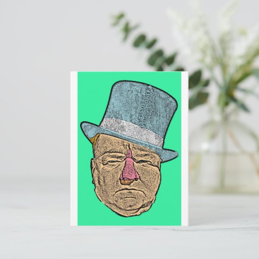 WC-Felder Postkarte (Stehend Vorderseite)