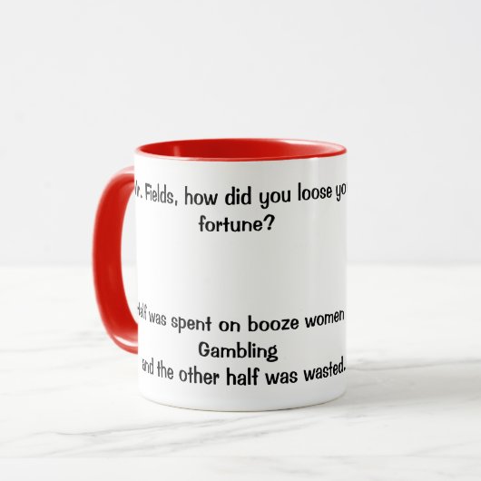 WC-Feldzitat Tasse (Vorderseite Links)