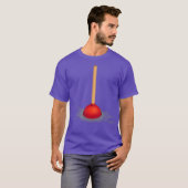 WC Plunger Funny Plumber Bad T-Shirt (Vorne ganz)