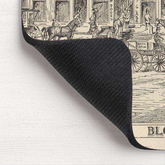 WC Simond's Block in Brandon Mousepad (Ecke)