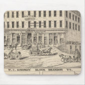 WC Simond's Block in Brandon Mousepad (Vorne)