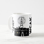 WCAK FM92.7 Retro Tasse - Catlettsburg, KY (Vorderseite Links)