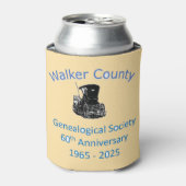 WCGS 60 Jahre Jubiläum Koozie Dosenkühler (Kanne Vorderseite)