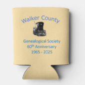 WCGS 60 Jahre Jubiläum Koozie Dosenkühler (Rückseite)