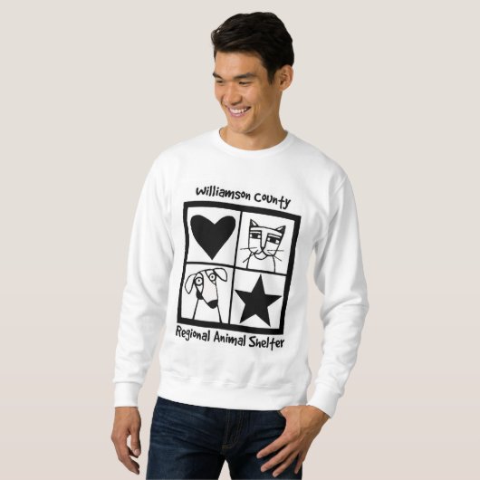 WCRAS Staff Sweatshirt White (Vorne ganz)