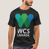 WCS Canada Logo Weißer Text T-Shirt (Vorderseite)