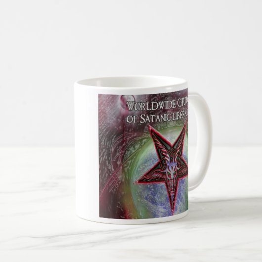WCSL Baphomet Tasse - besonders angefertigt (VorderseiteRechts)