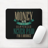 Wcute Ss Cute Ssver Said Money Can't Buy Hapness N Mousepad (Mit Mouse)