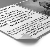 #WCW Alice Brown Davis Seminole Chief Native Am. Poster (Ecke)