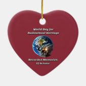 WDAH. Aufgenommene Erinnerungen. 27 Oktober Keramik Ornament (Hinten)