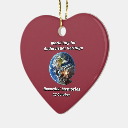 WDAH. Aufgenommene Erinnerungen. 27 Oktober Keramik Ornament (Links)