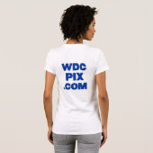 WDCPIX.COM MÄDCHEN-T-SHIRT T-Shirt (Schwarz voll)