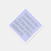 WDJS: Selig sind die Friedensstifter Serviette (Ecke)