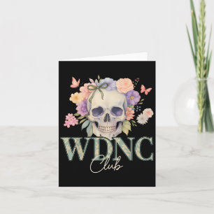 Wdnc Wir kümmern uns nicht um Club Retro Blumensch Karte