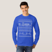 WDW hässliche Weihnachtsradiostrickjacke T-Shirt (Vorne ganz)