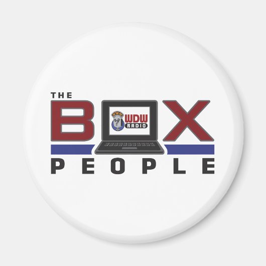 WDW Radio Box People Magnet (Vorne)