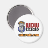 WDW Radio Logo Gear Magnet (Vorderseite/Rückseite)