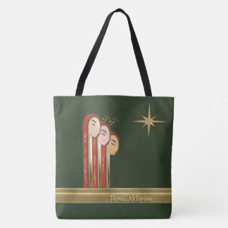 We 3 Kings - Art Deco Weihnachten Personalisiert Tasche