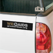 WE>AIDS Autoaufkleber (Auf Lkw)