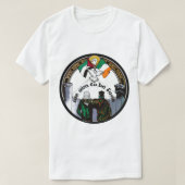 We Aim To Be Free - Irish Palestinian Solidarity.  T-Shirt (Design vorne)