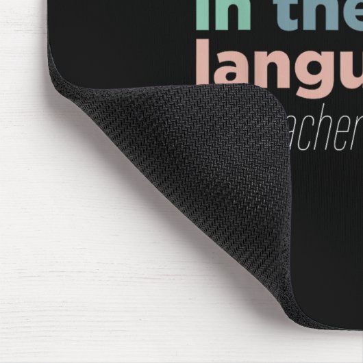 We All Laugh In The Same Language Mousepad (Ecke)