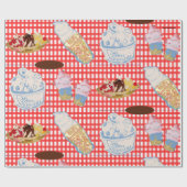 We All Scream For Ice Cream Geschenkpapier (Flach)