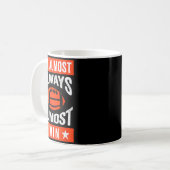 We Almost Always Almost Win , Funny Football Fans Kaffeetasse (Vorderseite Links)