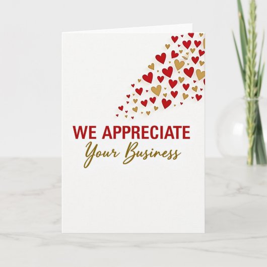 We Appreciate Your Business Card Karte (Vorderseite)
