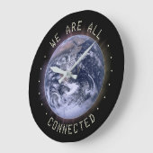 We Are All Connected Wall Clock Große Wanduhr (Winkel)