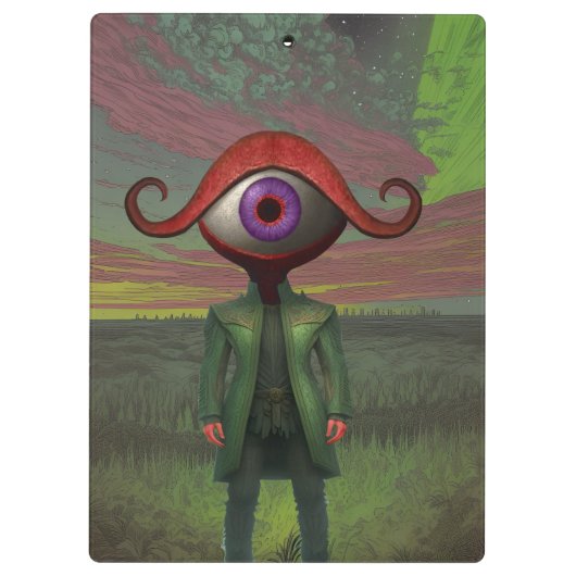 We Are All Eyes Here Klemmbrett (Rückseite)