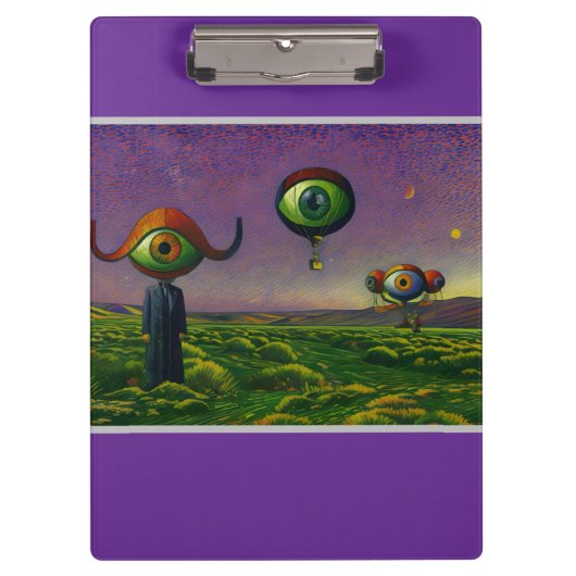 We Are All Eyes Here  Klemmbrett (Vorderseite)