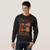 We Are All Human Black History Month Afro African  Sweatshirt (Vorne ganz)