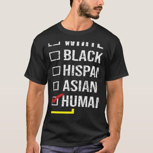 We Are All HUMAN Black History Month Black Pride D T-Shirt (Vorderseite)