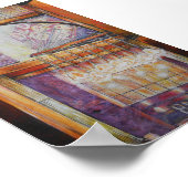 We Are All Moths Flying Around the Same Light. Poster (Ecke)