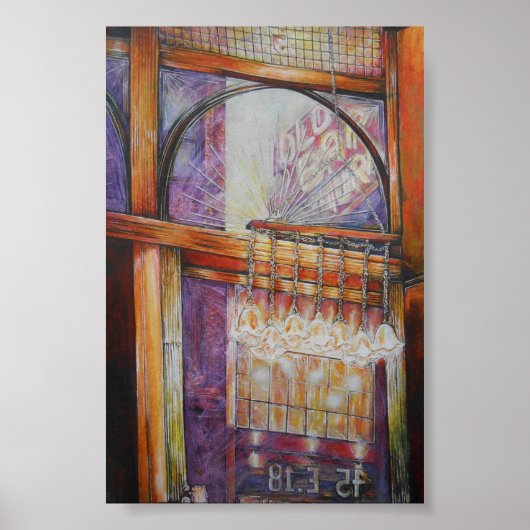 We Are All Moths Flying Around the Same Light. Poster (Vorne)