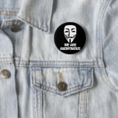 We are Anonymous. Button (Beispiel)